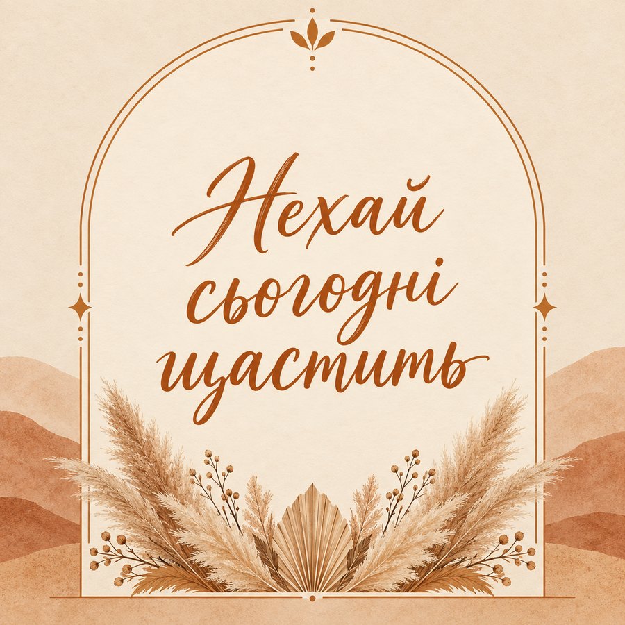 Нехай сьогодні щастить